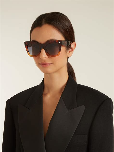 celine catherine sunglasses sizes|WOMEN'S LUXURY CAT EYE SUNGL.